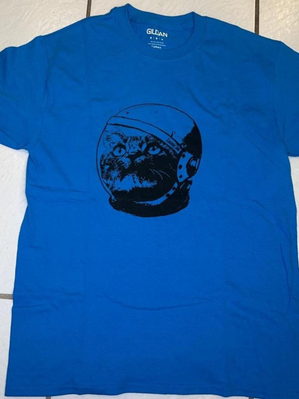 CATSTRANAUT!!! So cute very clear print and brand new